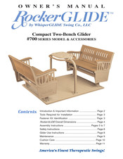 WhisperGLIDE RockerGLIDE 700 Series Owner's Manual