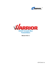 Cervis Warrior CB-9X Manual