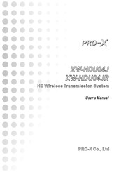 Pro-X XW-HDU04J User Manual