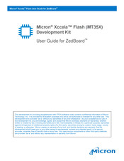 Micron Xccela Flash MT35X User Manual