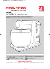 Morphy Richards Total Control 400405 User Manual