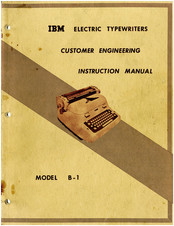 IBM B-1 Instruction Manual