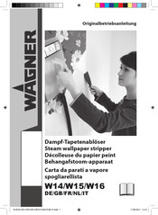 WAGNER W 15 Operating Instructions Manual