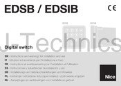 Nice EDSIB Instructions And Warnings For Installation And Use