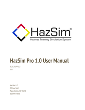HazSim Pro 1.0 User Manual