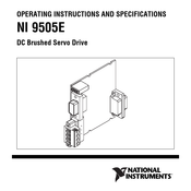 National Instruments 9505E Operating Instructions And Specifications