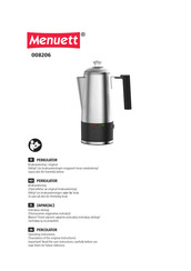 Menuett 008206 Operating Instructions Manual