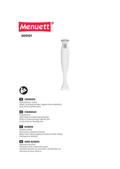 Menuett 009101 Operating Instructions Manual