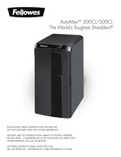 Fellowes AutoMax 500CL Manual