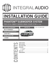 Integral Audio PHANTOM Installation Manual