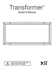 Screen Innovations Transformer Owner's Manual