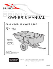 Brinly PCT-17BH Owner's Manual