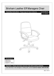 Argos Brixham 617/3618 Assembly Instructions Manual