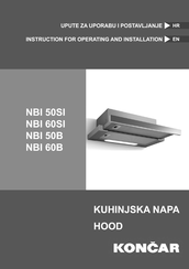 Koncar NBI 50SI Instructions For Operating And Installation