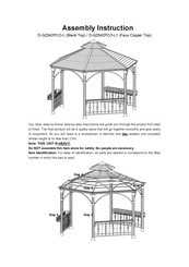 Sunjoy D-GZ842PCO-L1 Assembly Instruction Manual