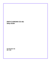 EMC CLARiiON CX3-40c Setup Manual