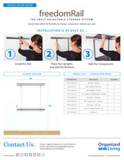 Organized Living freedomRail Installation Manual