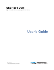 Measurement Computing USB-1808-OEM User Manual