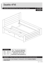 Argos Seattle 4Ft6 Assembly Instructions Manual