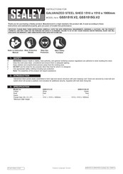 Sealey GSS1515G.V2 Instructions Manual