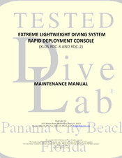 Dive Lab XLDS RDC-2 Maintenance Manual
