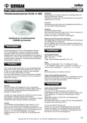 Servodan Niko PLUS 41-802 User Manual