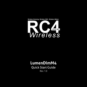 RC4 Wireless LumenDimM4 Quick Start Manual