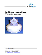 RadioWaves SP1 Series Additional Instructions