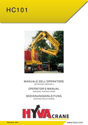 HYVA HC101 Operator's Manual