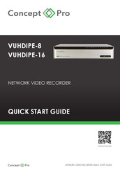 Concept Pro VUHDIPE-8 Quick Start Manual