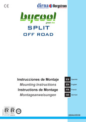 dirna Bergstrom bycool SPLIT OFF ROAD Mounting Instructions