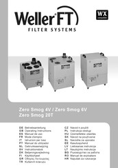 WellerFT Zero Smog 6V Operating Instructions Manual