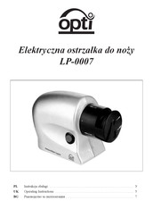 OPTi LP-0007 Operating Instructions Manual