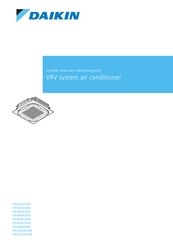 Daikin FXFA20A2VEB Installer And User Reference Manual