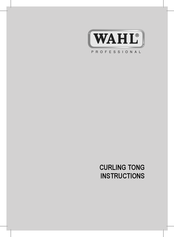 Wahl CURLING TONG Instructions Manual