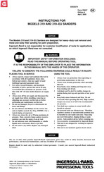 Ingersoll-Rand 319-EU Instructions Manual