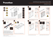 promethean ActivPanel Adjustable Stand 400 Installation Manual