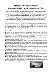 Technaxx TX-94 User Manual