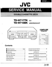Jvc TD-W717TN Service Manual