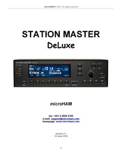 microHAM STATION MASTER DeLuxe Manual