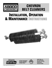 ASGCO CHEVRON Installation, Operation & Maintenance Instructions Manual