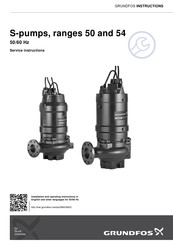Grundfos S 54 Series Instructions Manual