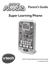 VTech PJMASKS Parents' Manual
