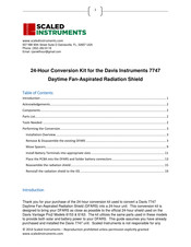 Scaled Instruments Davis 7747 Manual