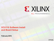 Xilinx VCU110 Manual