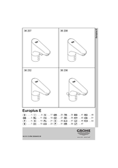 Grohe Europlus E 36 232 Installation Instructions Manual