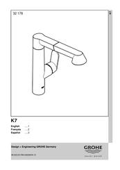 Grohe K7 32 178 Installation Instructions Manual