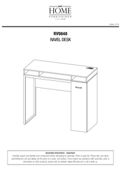 OSP Home Furnishings RV9848 Assembly Instructions Manual