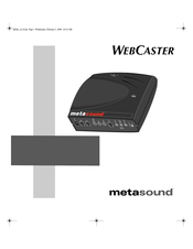 Metasound Webcaster Manual