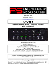 PS Engineering PAC45T System Installation And Operation Manual